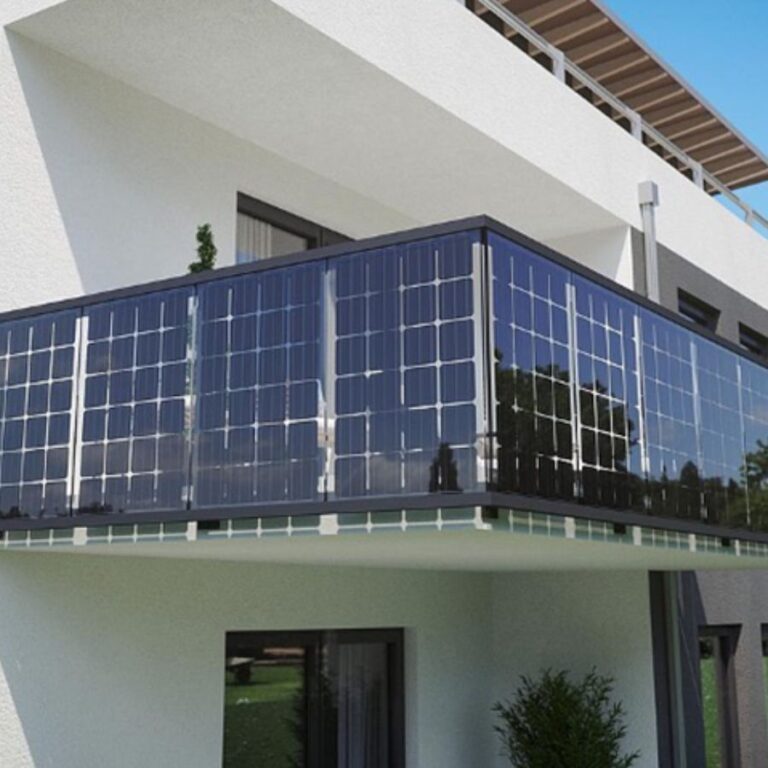 balcones con paneles solares werner solar